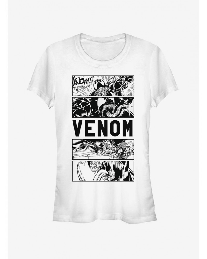 Marvel Venom Panels Womens T-Shirt $6.18 T-Shirts