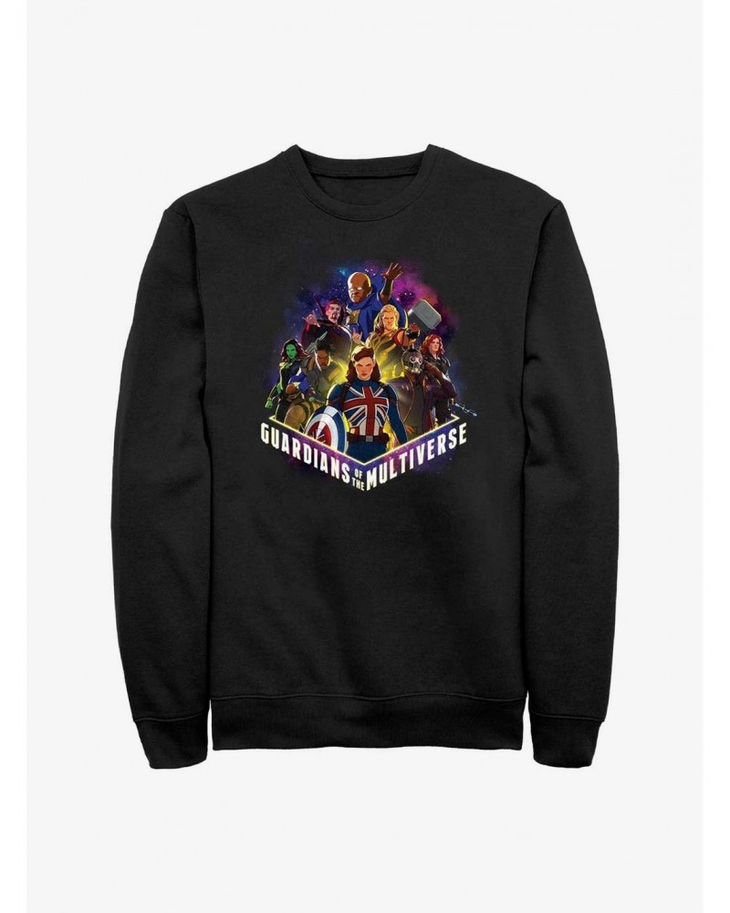 What If...? Guardians Of The Multiverse Poster Sweatshirt $9.15 Sweatshirts