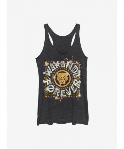 Marvel Black Panther Wakanda Sparkle Girls Tank $7.46 Tanks