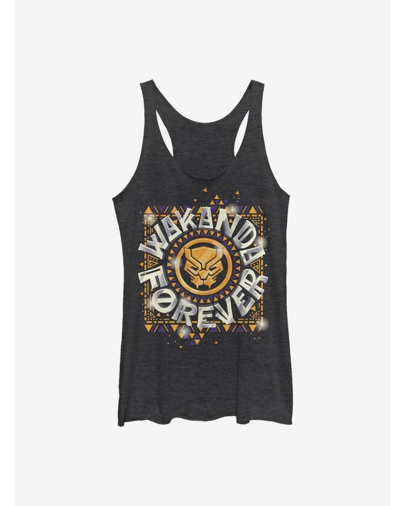 Marvel Black Panther Wakanda Sparkle Girls Tank $7.46 Tanks