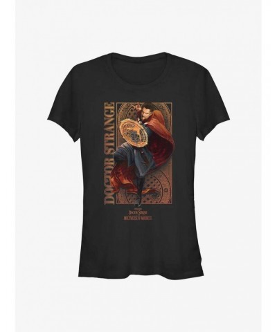 Marvel Doctor Strange In The Multiverse Of Madness Frame Girls T-Shirt $8.96 T-Shirts