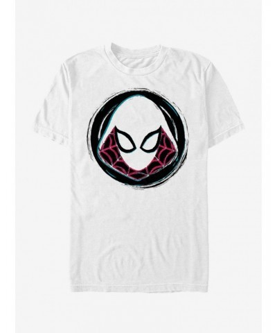 Marvel Spider-Man: Into The Spider-Verse Spider-Gwen Badge T-Shirt $7.84 T-Shirts