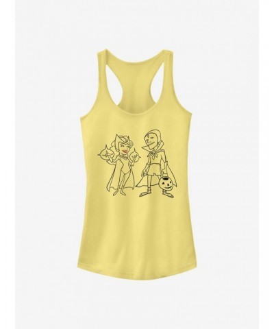 Marvel WandaVision Unusual Couple Simple Ink Girls Tank $9.36 Tanks