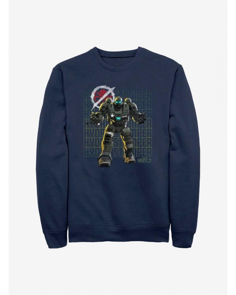 Marvel What If...? Rogers Suit Crew Sweatshirt $14.46 Sweatshirts