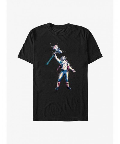 Marvel Thor: Love And Thunder Stormbreaker Salute T-Shirt $7.27 T-Shirts