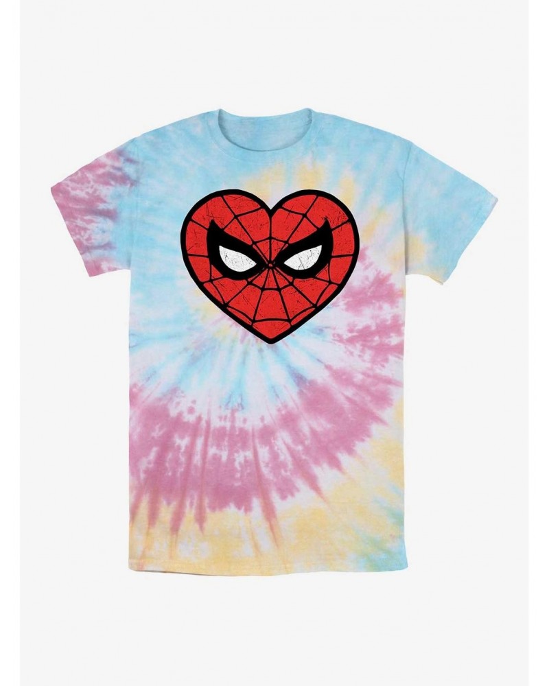 Marvel Spider-Man Spidey Heartbreaker Tie Dye T-Shirt $6.84 T-Shirts