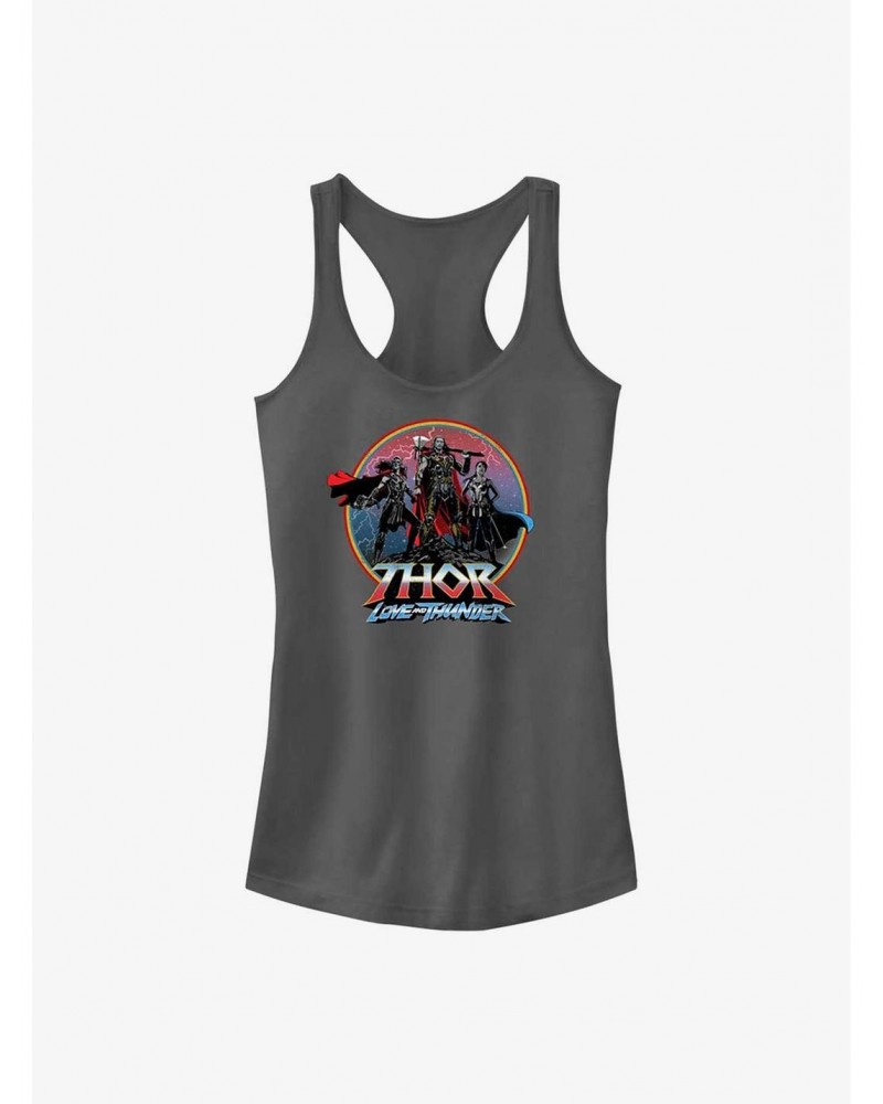 Marvel Thor: Love and Thunder Asgardians Circle Badge Girls Tank $5.98 Tanks