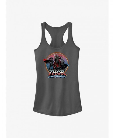 Marvel Thor: Love and Thunder Asgardians Circle Badge Girls Tank $5.98 Tanks