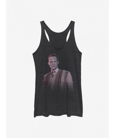 Marvel WandaVision Vision Video Glitch Girls Tank $9.32 Tanks