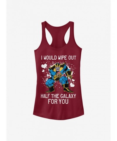 Marvel Avengers Thanos Wipe Galaxy Out Girls Tank $9.96 Tanks