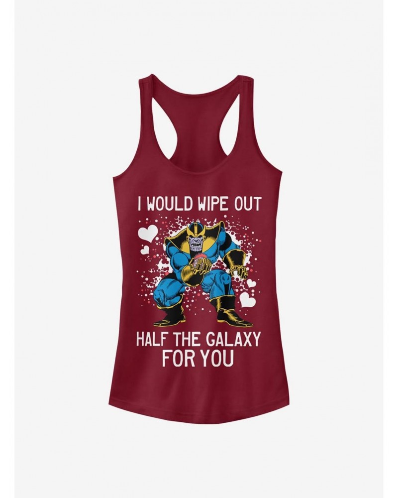 Marvel Avengers Thanos Wipe Galaxy Out Girls Tank $9.96 Tanks