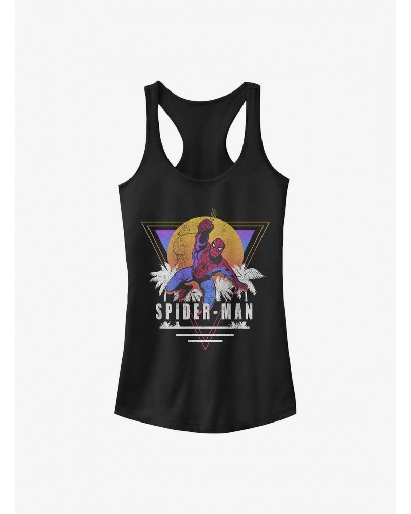 Marvel Spider-Man Tropical Spider-Man Girls Tank $8.37 Tanks