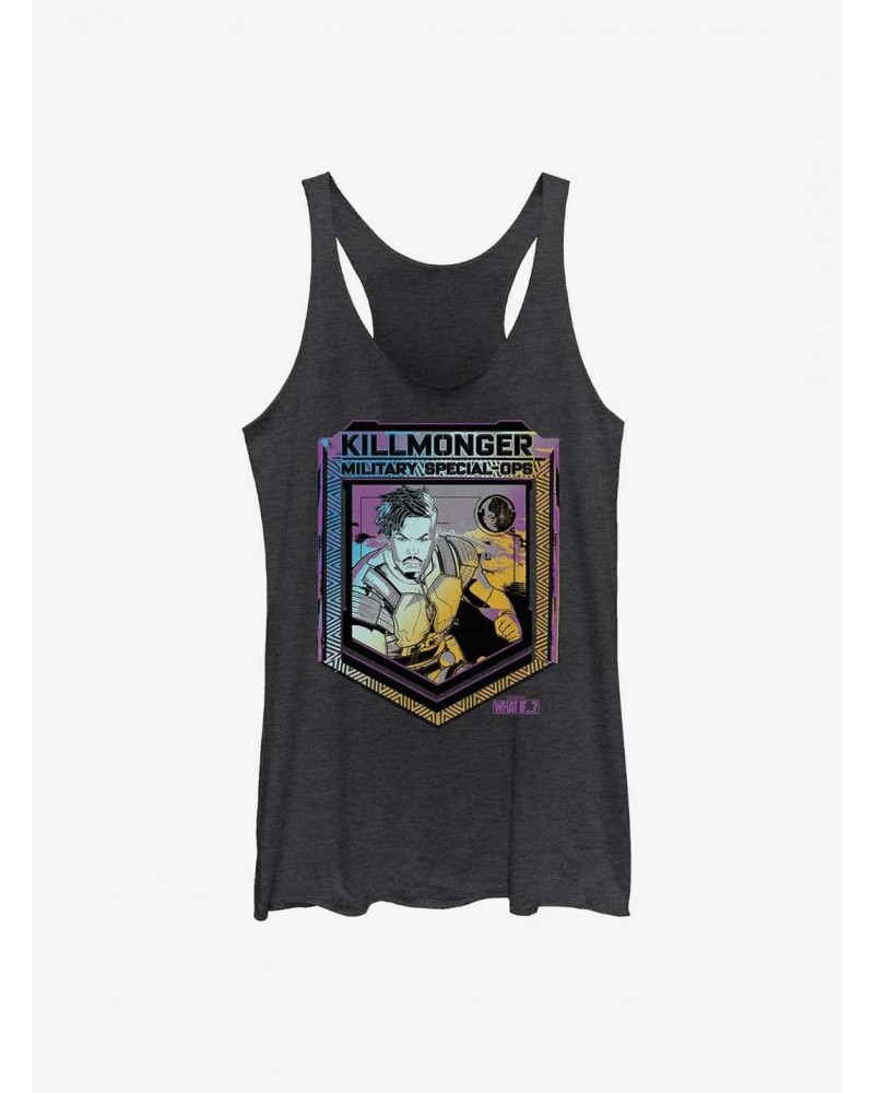 What If?? Erik Killmonger Military Special-Ops Girls Tank $8.50 Tanks