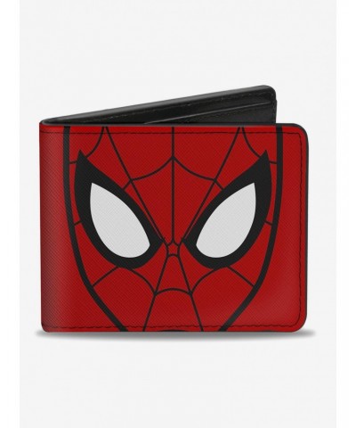 Marvel Spider-Man Face Close Up Spiders Bi-Fold Wallet $9.26 Wallets