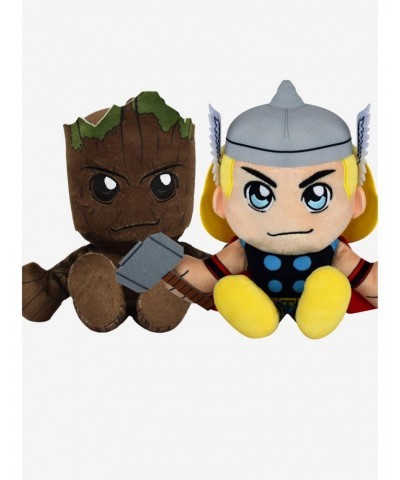 Marvel Guardians of the Galaxy Groot & Thor Bleacher Creatures Plush Bundle $17.96 Plush Bundles