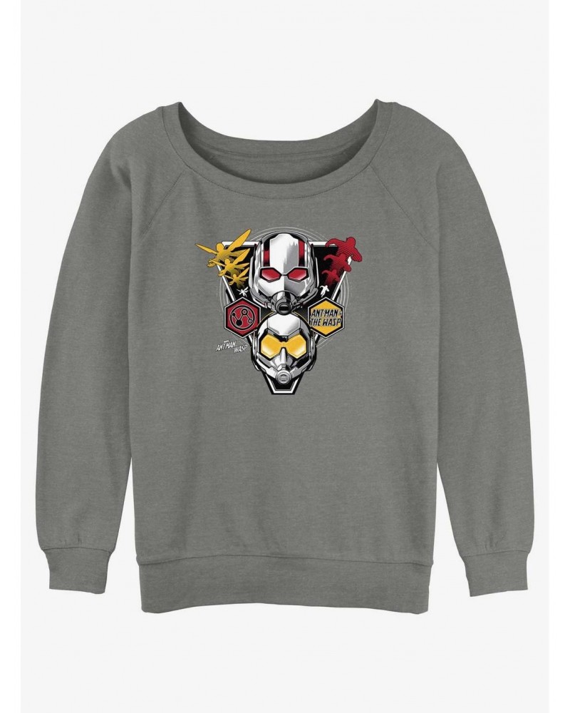 Marvel Ant-Man and the Wasp: Quantumania Hero Duo Slouchy Sweatshirt $12.99 Sweatshirts