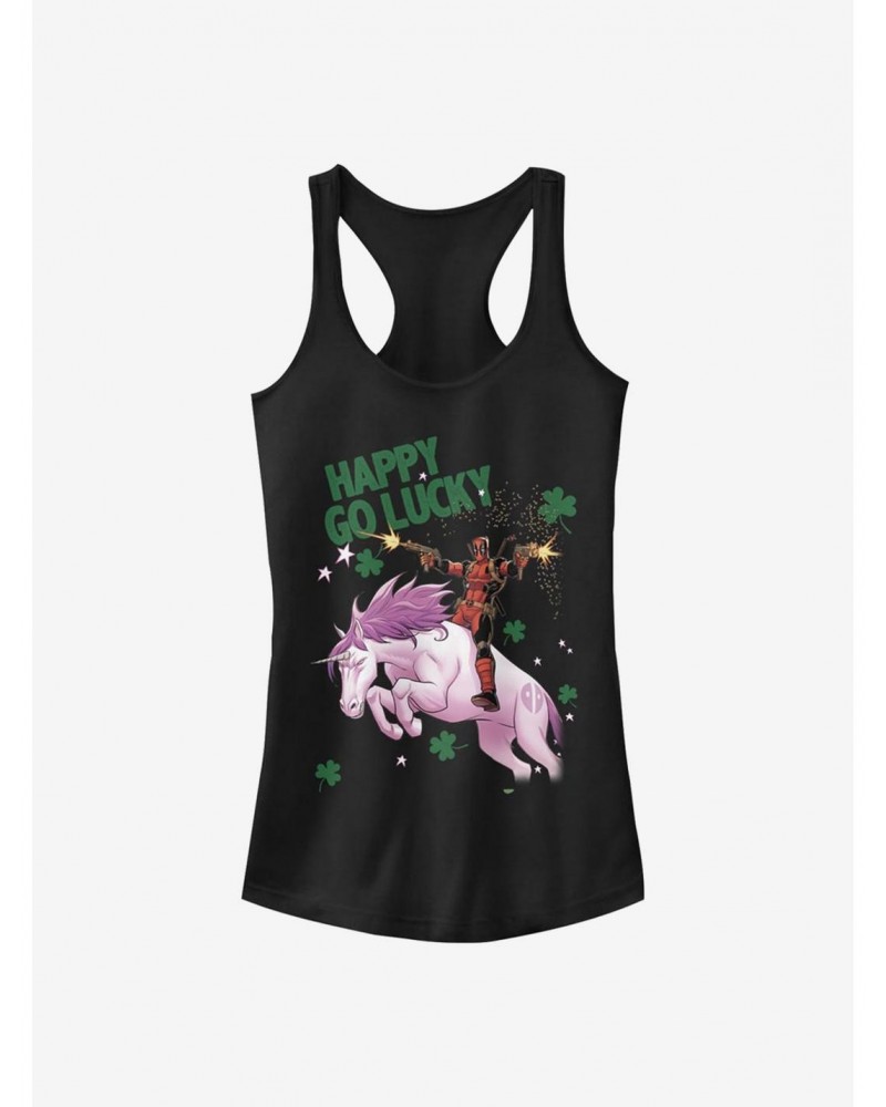 Marvel Deadpool Lucky Deadpool Girls Tank $6.77 Tanks