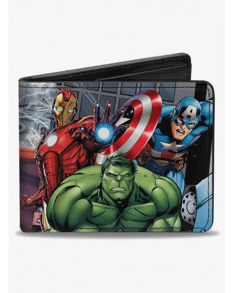 Marvel Avengers Superhero Action Poses Bifold Wallet $10.24 Wallets