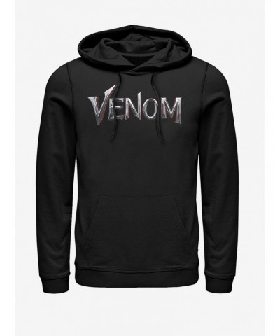 Marvel Venom Film Metallic Logo Hoodie $14.73 Hoodies