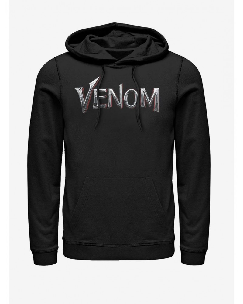 Marvel Venom Film Metallic Logo Hoodie $14.73 Hoodies