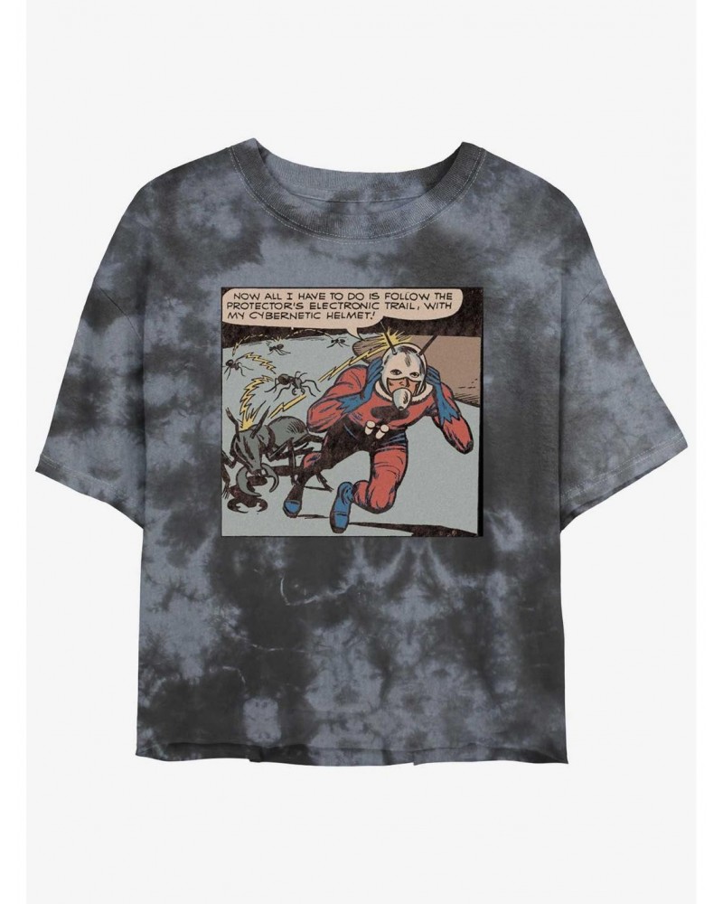 Marvel Ant-Man Comic Panel Tie-Dye Girls Crop T-Shirt $9.94 T-Shirts