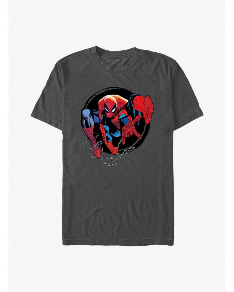 Marvel Spider-Man 60th Anniversary Spidey Jump T-Shirt $5.74 T-Shirts