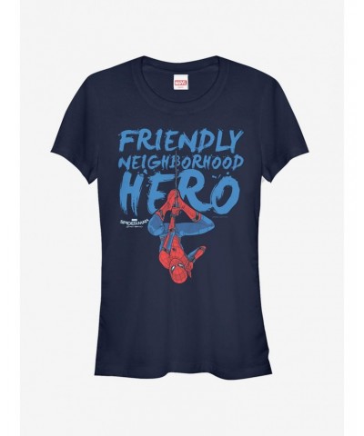 Marvel Spider-Man Homecoming Friendly Hero Girls T-Shirt $8.17 T-Shirts