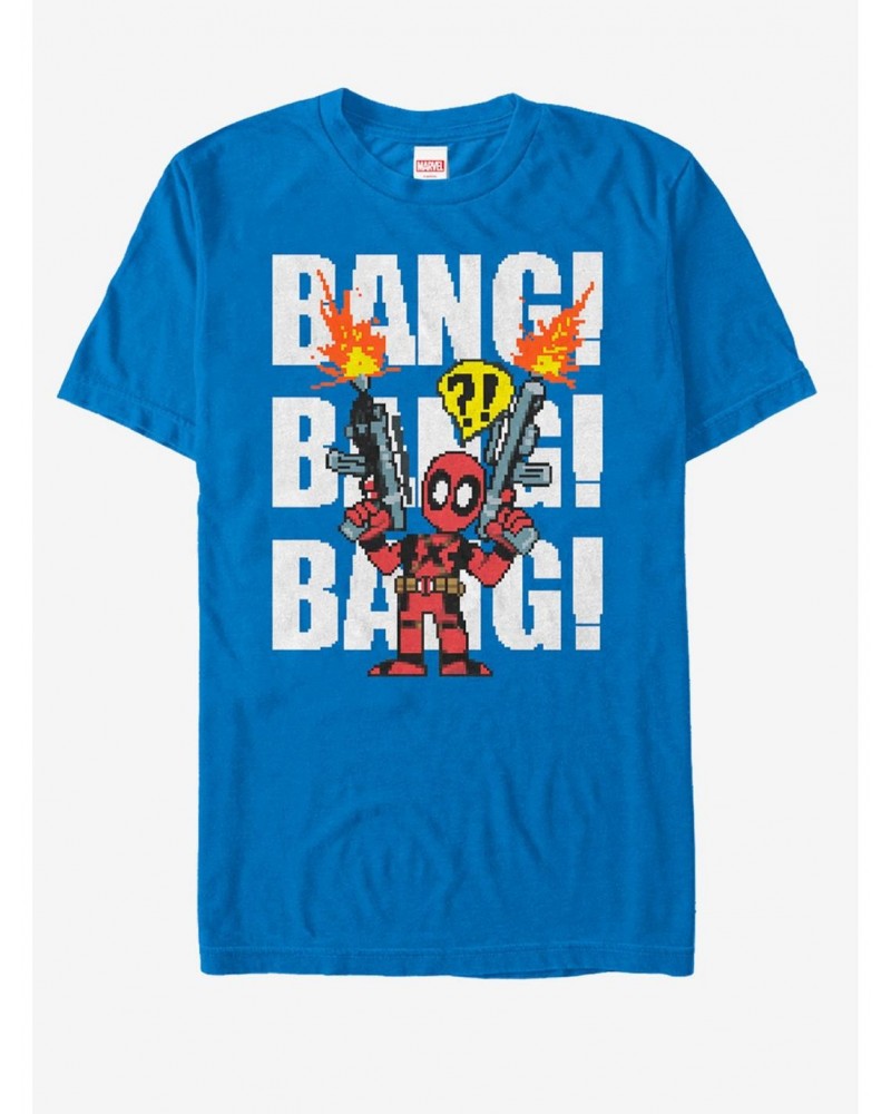 Marvel Deadpool Bang Bang T-Shirt $7.46 T-Shirts