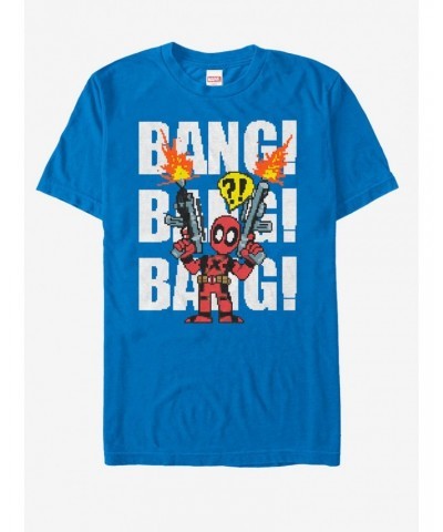 Marvel Deadpool Bang Bang T-Shirt $7.46 T-Shirts