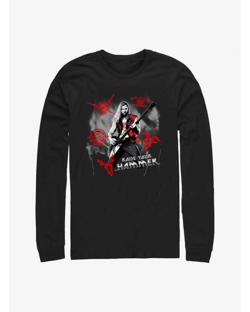 Marvel Thor: Love And Thunder Rock God Long Sleeve T-Shirt $11.84 T-Shirts