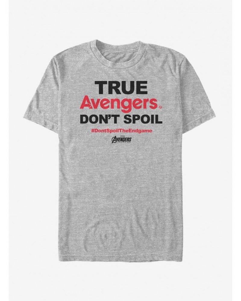 Marvel Avengers: Endgame Do Not Spoil T-Shirt $8.03 T-Shirts