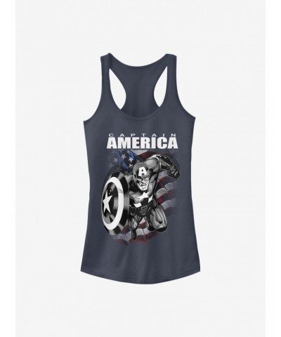 Marvel Captain America Fighter Girls Tank $8.17 Tanks