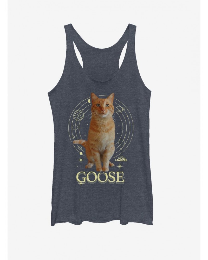 Marvel Captain Marvel Goose Kitty Girls Tank $9.95 Tanks