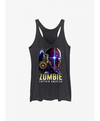 Marvel What If...? Zombie Captain America & The Watcher Girls Tank $6.42 Tanks