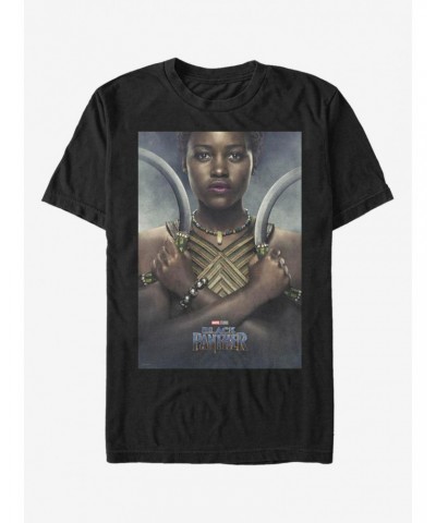 Marvel Black Panther Nakia Poster T-Shirt $9.56 T-Shirts