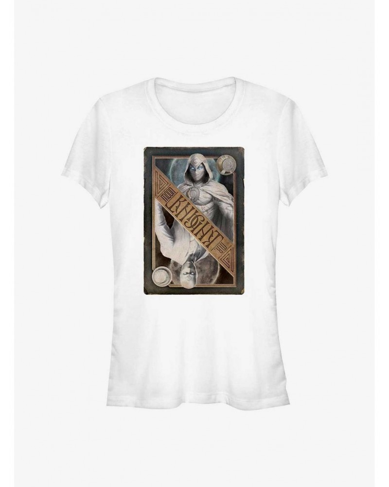 Marvel Moon Knight Playing Card Girls T-Shirt $8.57 T-Shirts