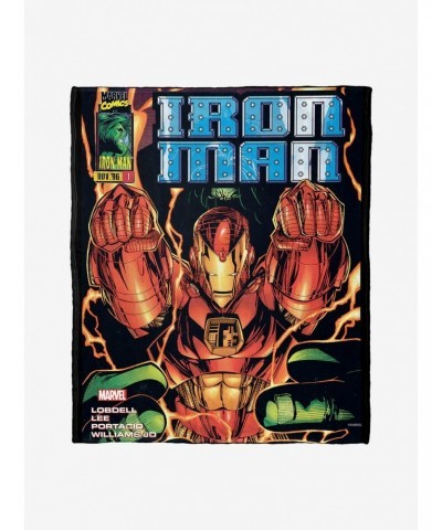 Marvel Iron Man Hands Throw Blanket $25.76 Blankets