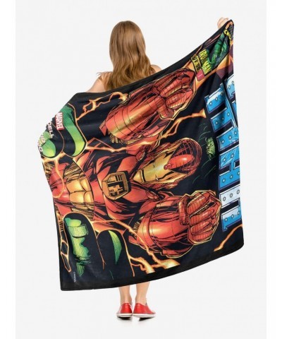 Marvel Iron Man Hands Throw Blanket $25.76 Blankets