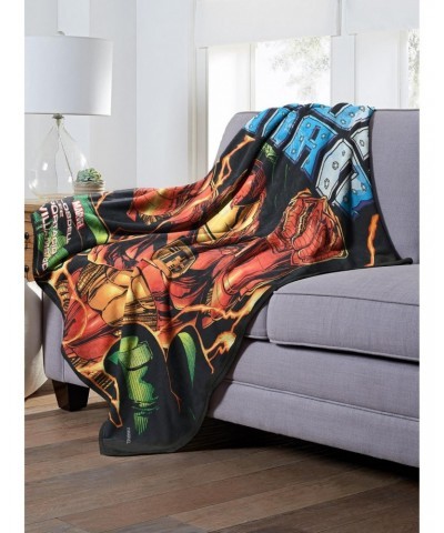 Marvel Iron Man Hands Throw Blanket $25.76 Blankets