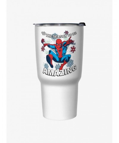 Marvel Tis The Season To Be Amazing Spider-Man Travel Mug $11.24 Mugs