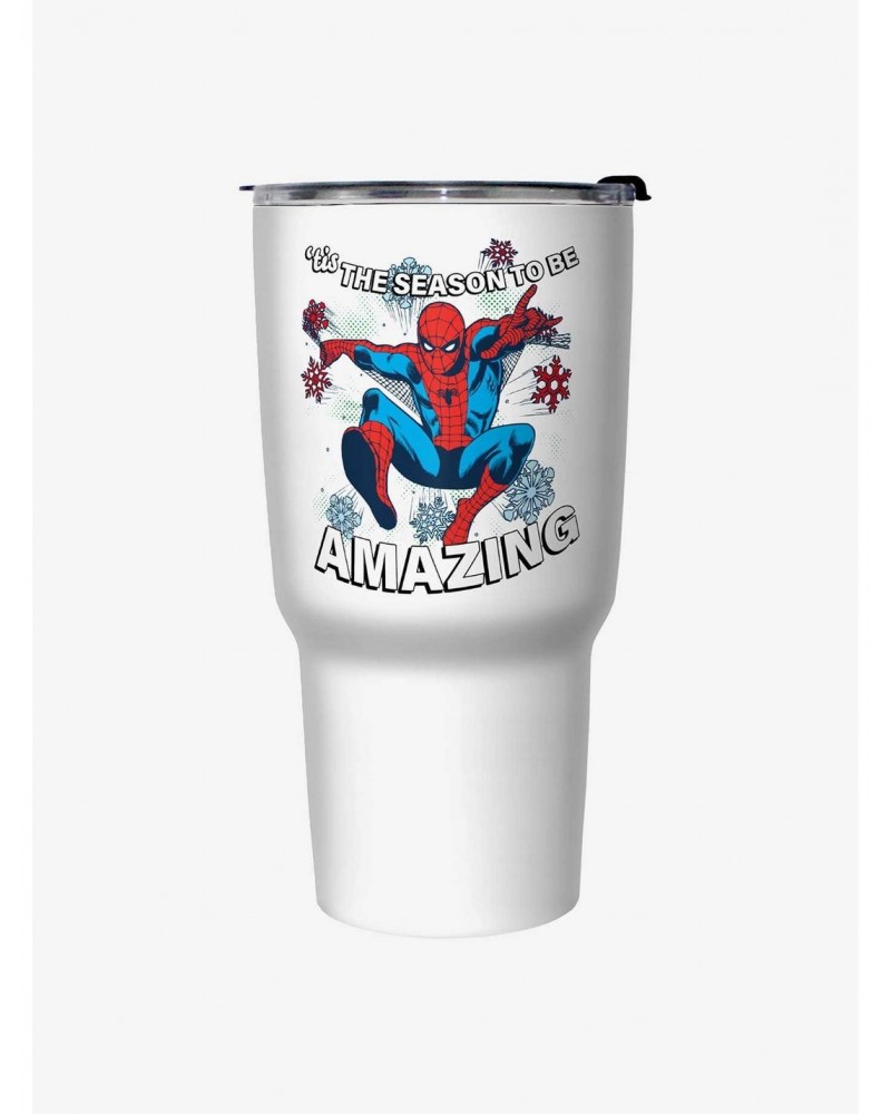 Marvel Tis The Season To Be Amazing Spider-Man Travel Mug $11.24 Mugs