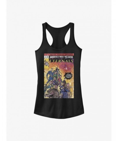 Marvel Eternals Vintage Style Comic Cover Girls Tank $8.76 Tanks