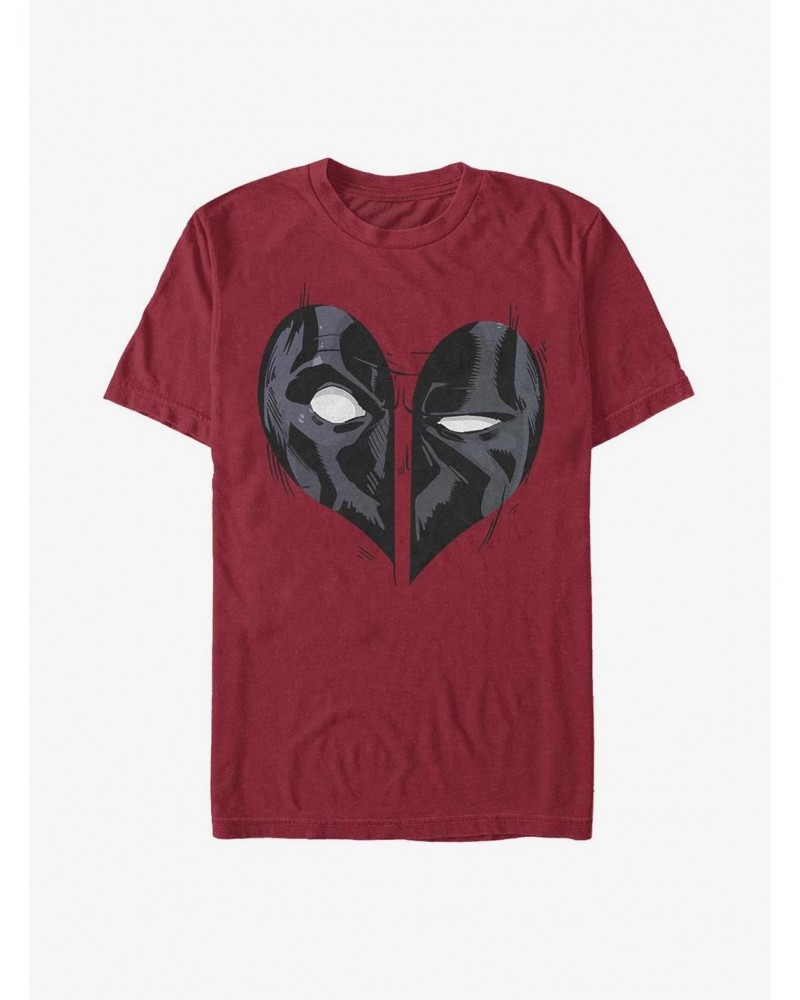 Marvel Deadpool Heart Eyes T-Shirt $7.84 T-Shirts