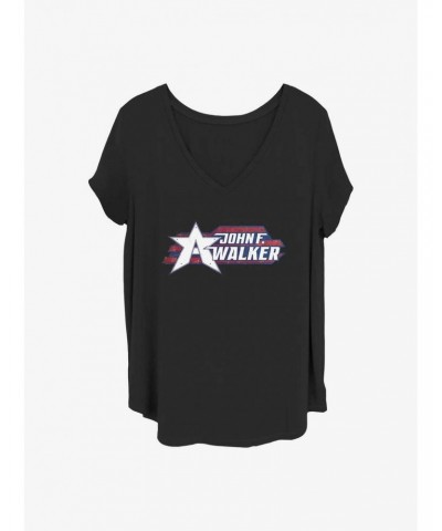 Marvel The Falcon and the Winter Soldier Walker Logo Girls T-Shirt Plus Size $10.64 T-Shirts