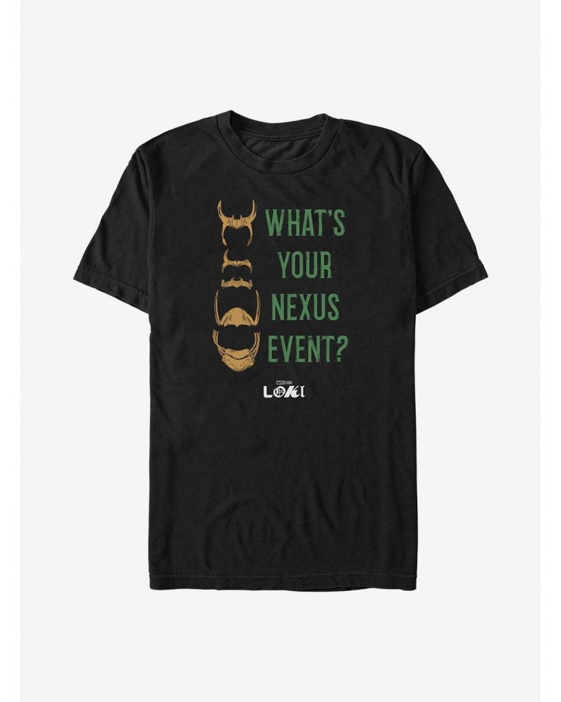 Marvel Loki What's Your Nexus Event? T-Shirt $9.56 T-Shirts