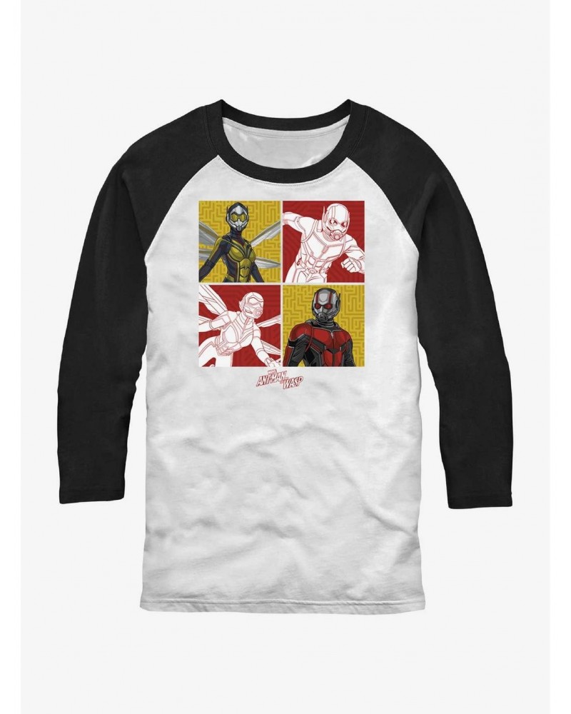 Marvel Ant-Man and the Wasp: Quantumania Hero Lineup Raglan T-Shirt $10.40 T-Shirts