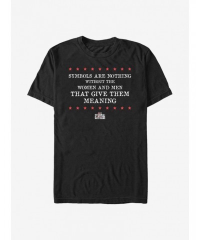 Marvel The Falcon And The Winter Soldier Symbols Are Nothing T-Shirt $9.37 T-Shirts