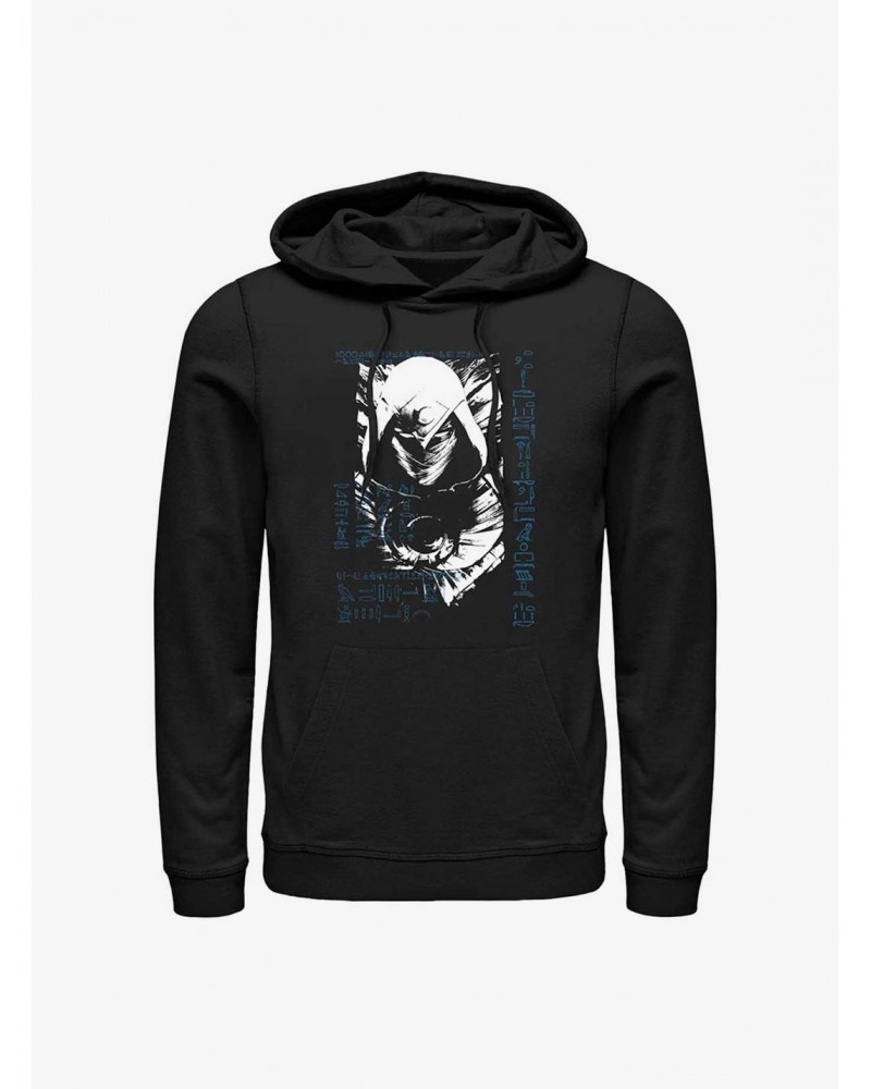 Marvel Moon Knight Grunge Hoodie $17.60 Hoodies