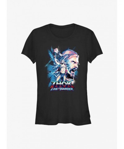 Marvel Thor: Love and Thunder Thor of Asgard Girls T-Shirt $9.36 T-Shirts