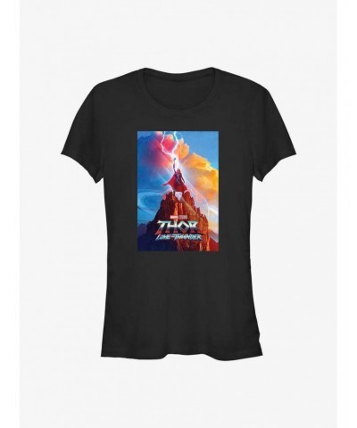 Marvel Thor: Love and Thunder Lady Thor Poster Girls T-Shirt $6.77 T-Shirts